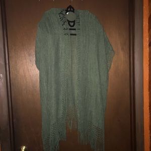 Sage green shawl, never worn